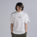 GLITCH Logo Ebroidery Tee in White