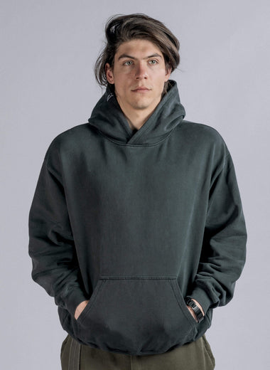 RONIN Hoodie in Washed Black