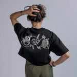 STRUGGLE Cropped Tee in Black