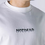 GLITCH Logo Ebroidery Tee in White