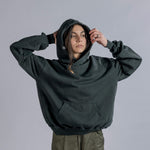 RONIN Hoodie in Washed Black